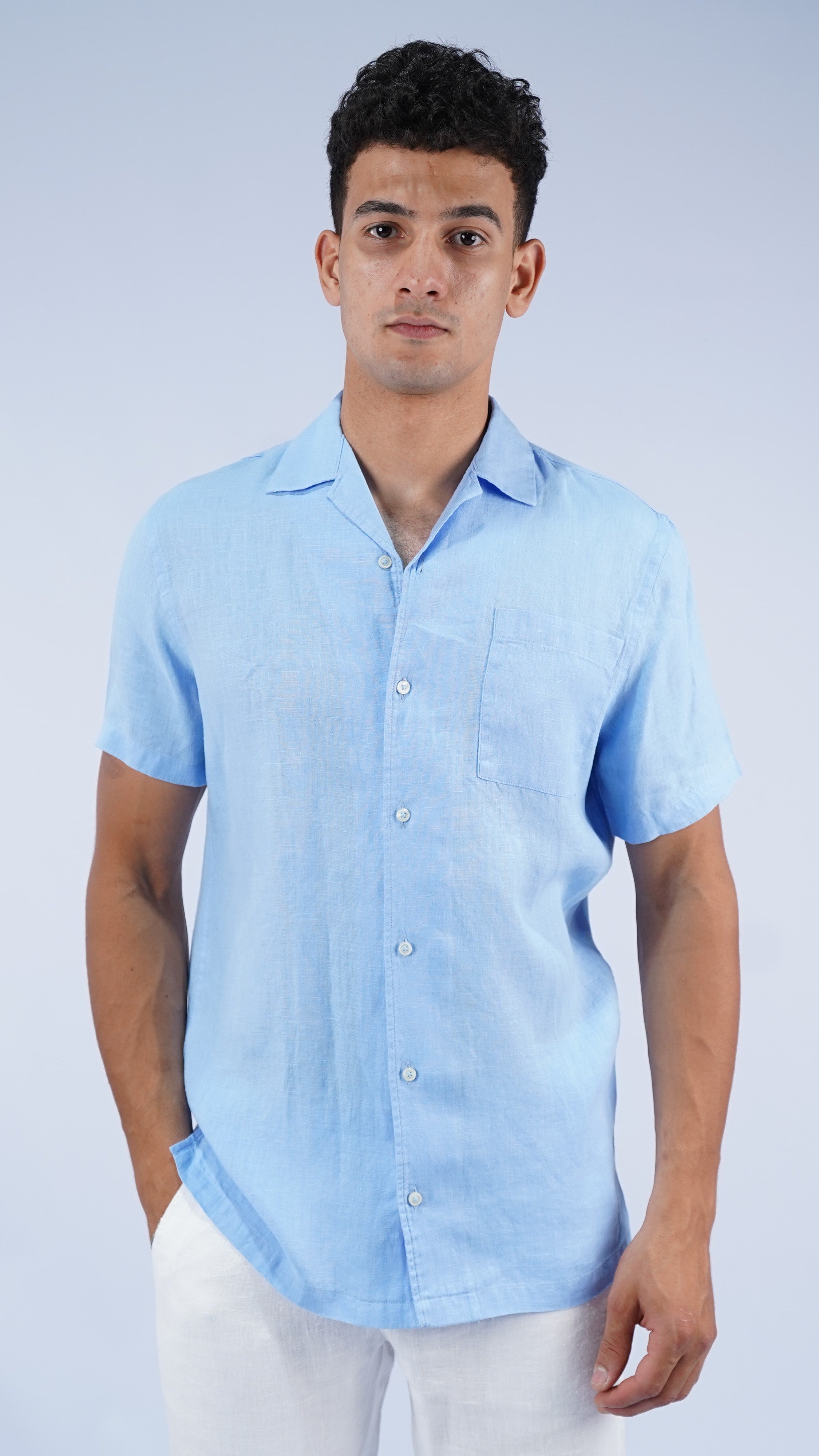 Linen Shirt - Short Sleeve